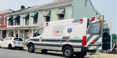 Ambulance at House