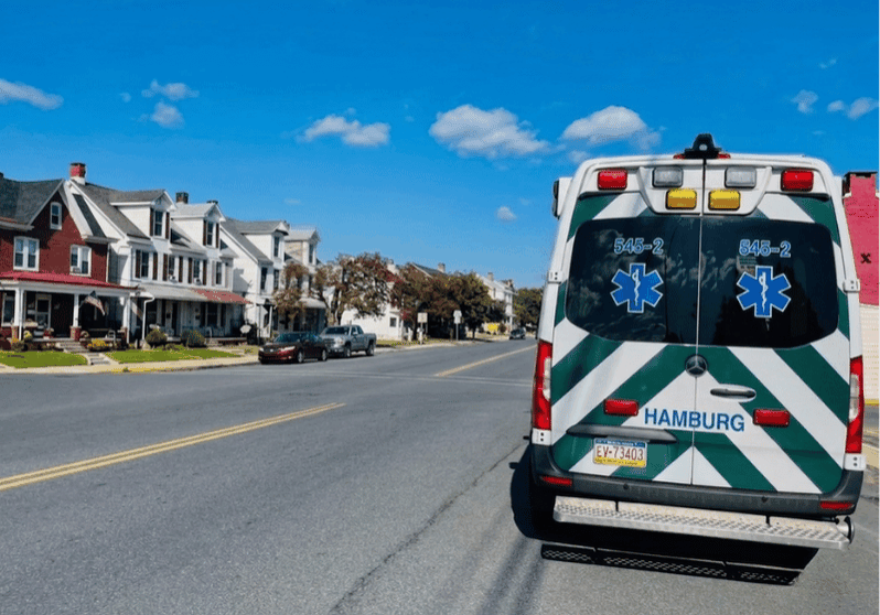 Ambulance on Road
